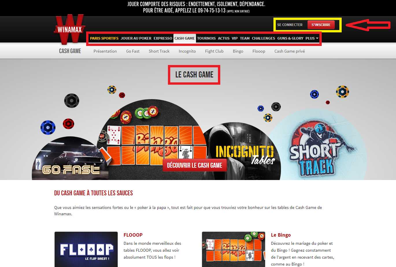 Winamax – bref aperçu de la sale de poker