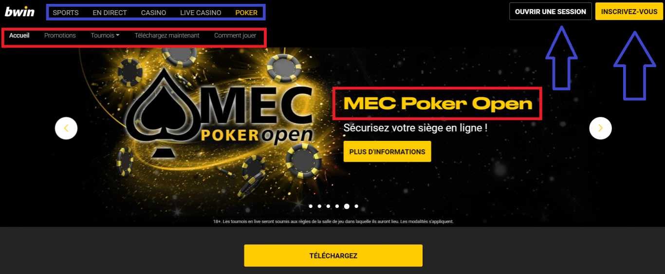 لعبة البوكر : كازينو – Bwin قسم لعبة البوكر : كازينو – Bwin قسم